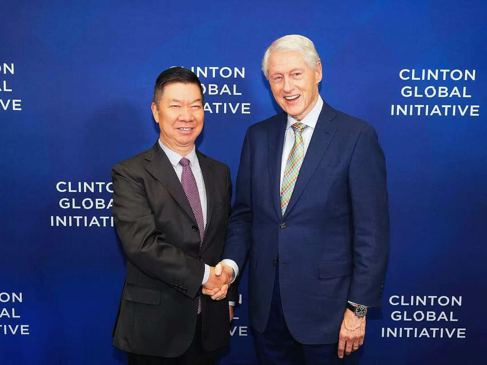 Yanbing Chen, Executive Chairman of the International Towns Federation, Attends the Clinton Global Initiative (CGI) 20th Anniversary Meeting in New York